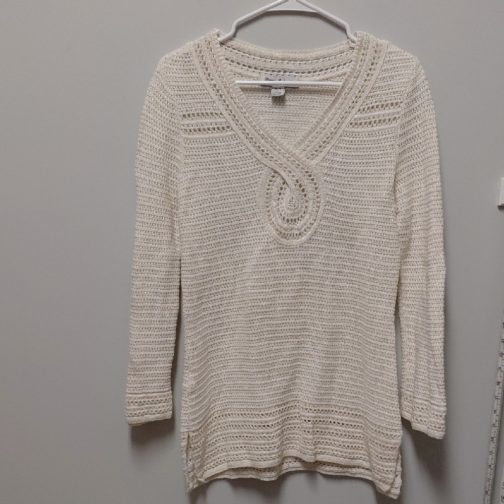 Tommy Bahama Shimmer Sand Dollar Knit Top